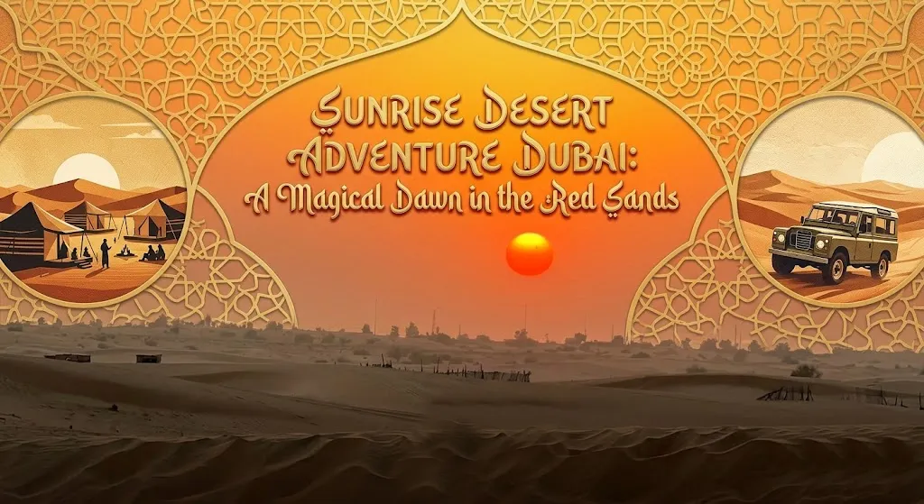 Sunrise Desert Adventure Dubai A Magical Dawn in the Red Sands