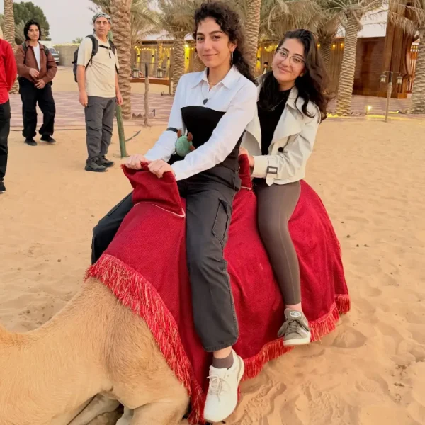 A Journey Back in Time Camel Ride at Dusk Sahara Red Sand Tourism